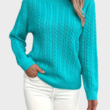 Jana™ ｜Dámsky pletený sveter s vrkočovým vzorom