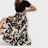 Luna  ™ ｜ Letné šaty s kvetinovým vzorom a okrúhlym výstrihom
