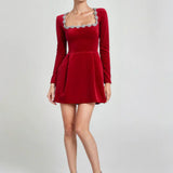 Emília™ | Zamatové minišaty