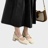 Obryva – Dámske čižmy s štvorcovým špičkou a vysokým podpätkom