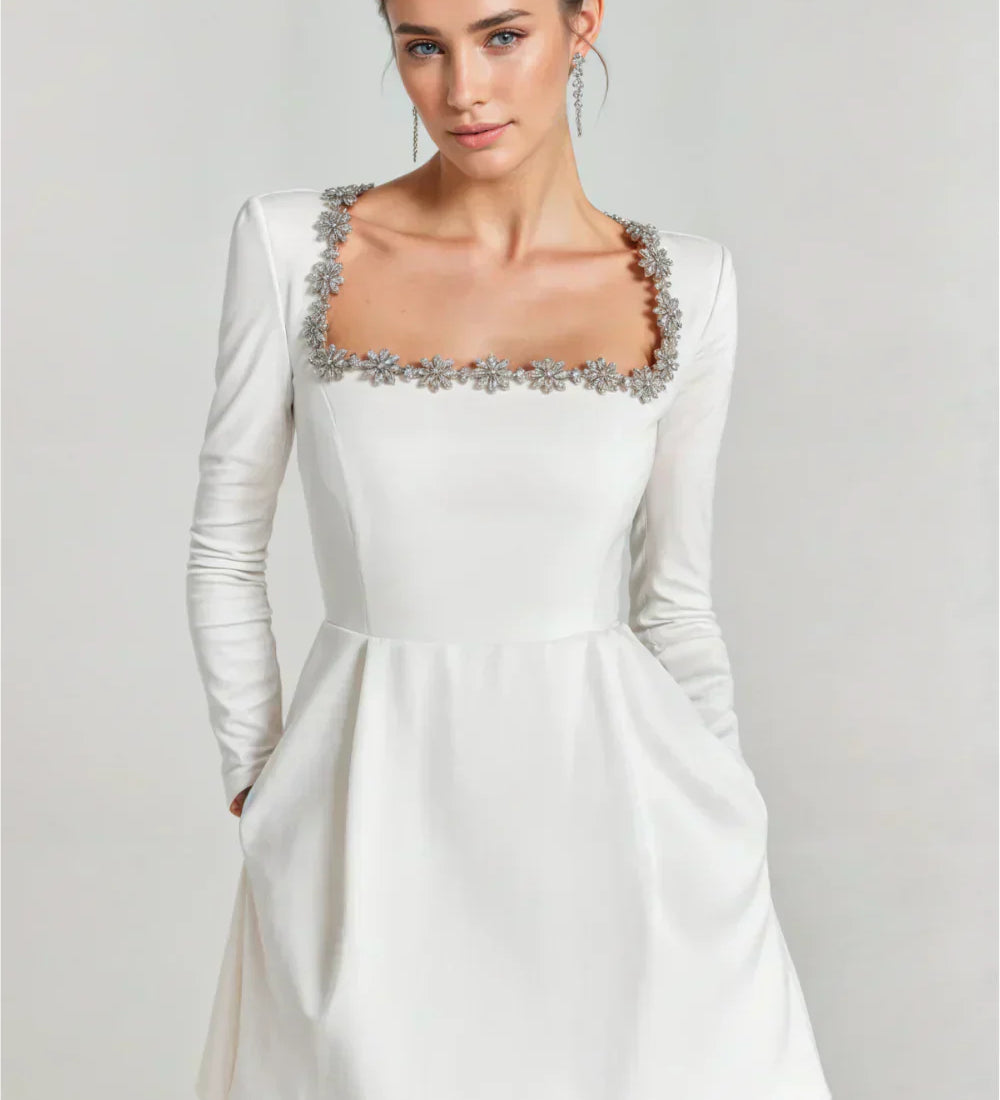 Emília™ | Zamatové minišaty