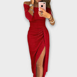 Lena ™ ｜ Elegantné Off-Shoulder Šaty