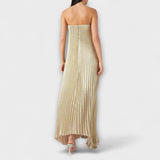 Michelle  ™ ｜ Maxi šaty Sweetheart v oranžovej kvetinovej