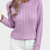 Jana™ ｜Dámsky pletený sveter s vrkočovým vzorom