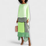 Elenora ™ ｜ Strihový geometrický kaftan