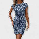 Emma ™ ｜Krátke tulipánové šaty s celoplošným potlačou