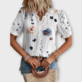 Emily™ ｜ Módna blúzka s výstrihom do V