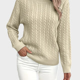 Jana™ ｜Dámsky pletený sveter s vrkočovým vzorom