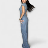 Ivy™ ｜ Štýlový top s V-výstrihom a súprava nohavíc