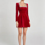 Emília™ | Zamatové minišaty