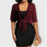 Olivia™ ｜ Blúzka s otvoreným predným dielom