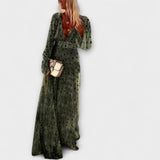 Apolónia ™ ｜Elegantné dlhé šaty s potlačou bodiek