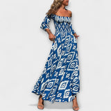 Bella  ™ ｜ Šaty s odhalenými ramenami a morskými kvetmi