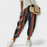 Pavlína ™ ｜ Pohodlné BavlnenoĽanové Nohavice