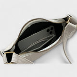 Monika.  ™ ｜Lesklá kožená taška