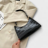 Monika.  ™ ｜Lesklá kožená taška