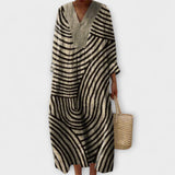 Abigail  Božidara ™ ｜Štýlové geometrické šaty