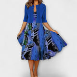 Patrícia™ ｜Dámske Midi šaty s blejzrom