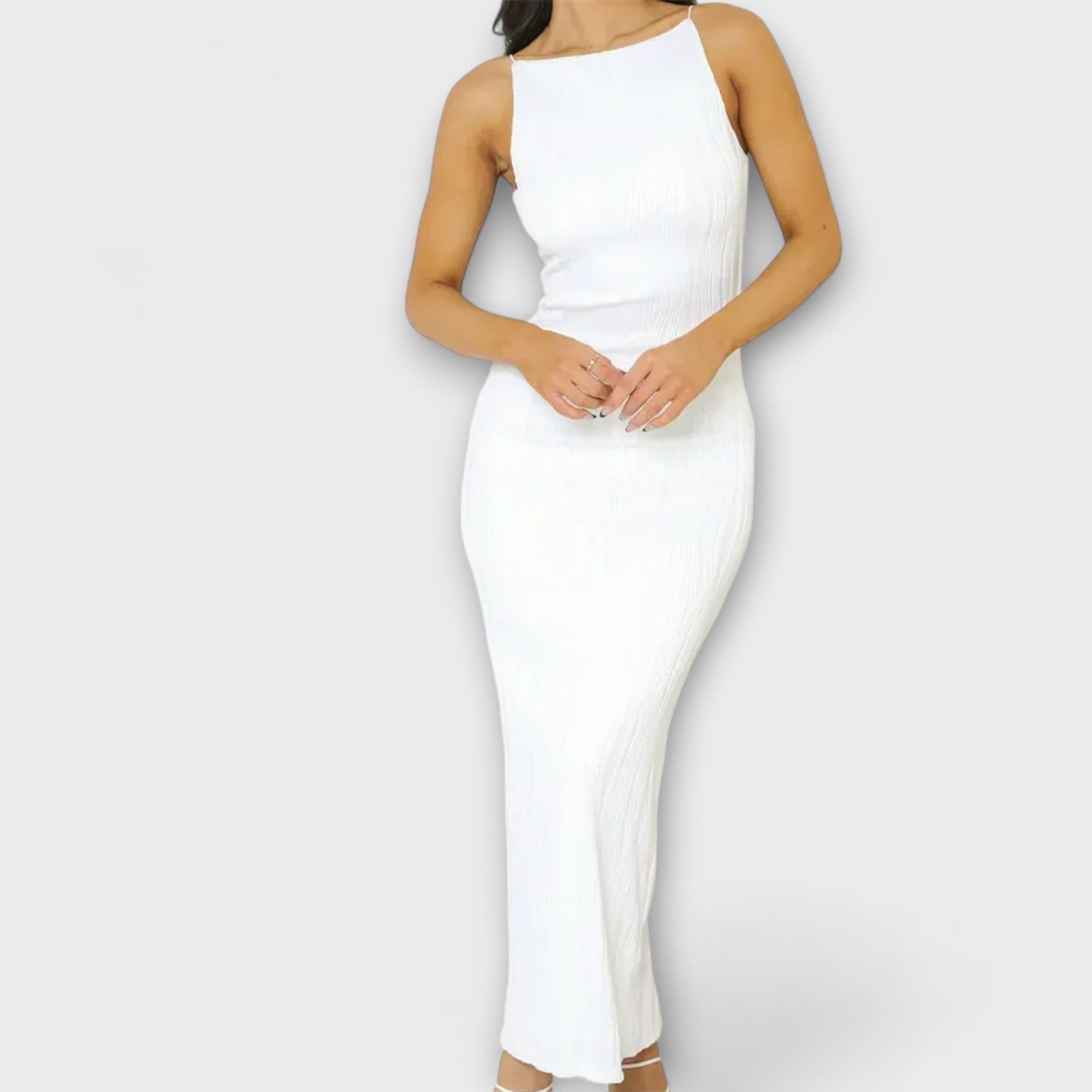 Eunika ™ ｜Štýlové bezrukávové zúžené dlhé šaty