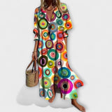 Lila™ ｜ Pôsobivé maxikleid s pokrytím brucha