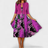 Patrícia™ ｜Dámske Midi šaty s blejzrom