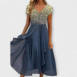 Lara ™ ｜Dámske chiffonové večerné šaty