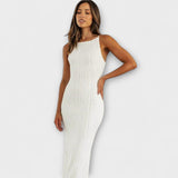 Eunika ™ ｜Štýlové bezrukávové zúžené dlhé šaty