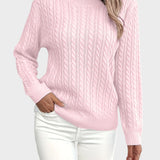 Jana™ ｜Dámsky pletený sveter s vrkočovým vzorom