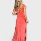 Ella ™ ｜Eleanor Tie-Dye Výrez Stretch šaty