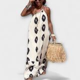 Isla  ™ ｜ Vibes slnečných lúčov jednoramenné maxikabát