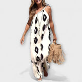 Isla  ™ ｜ Vibes slnečných lúčov jednoramenné maxikabát