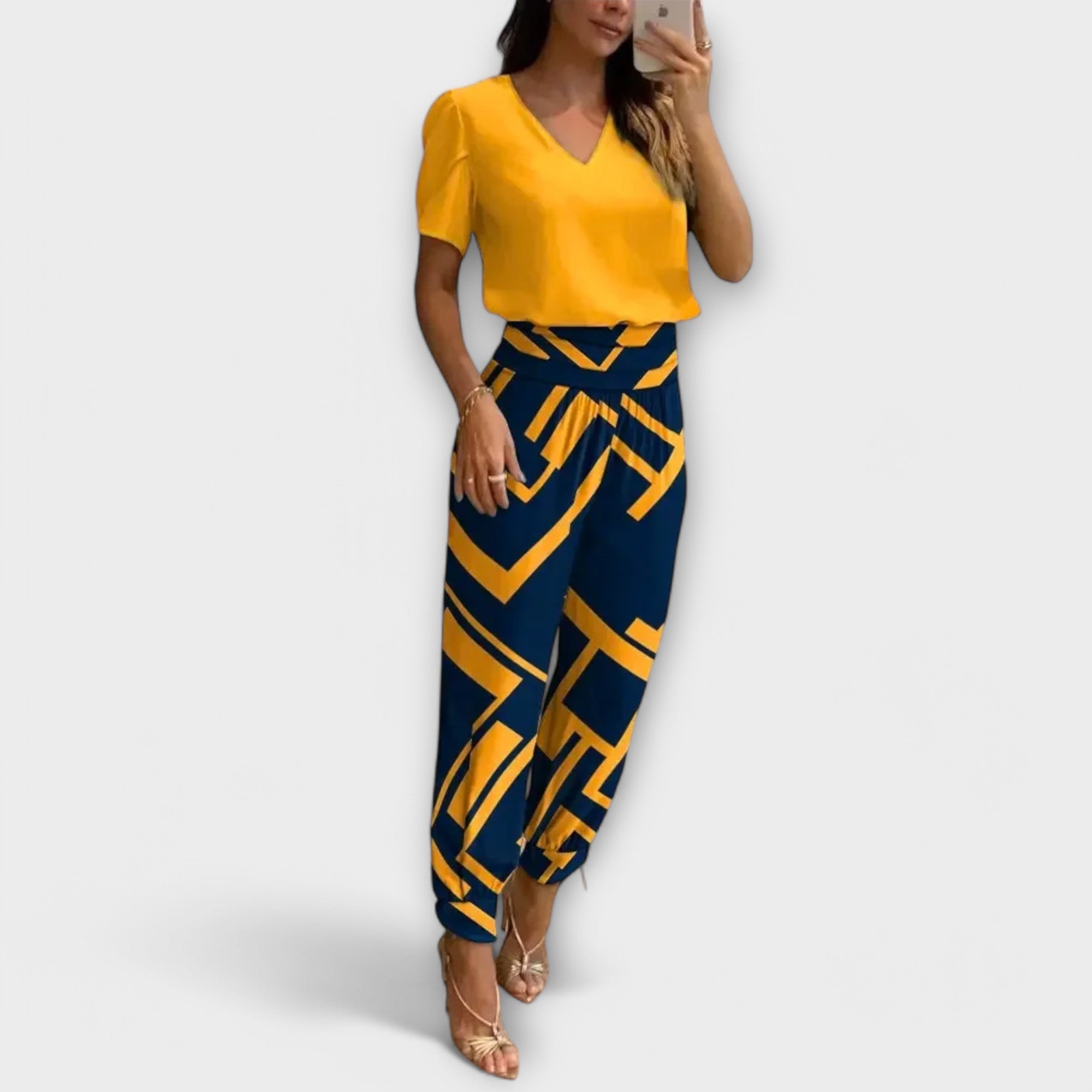 Irmelin ™ ｜ Elegantný set s vrchným dielom a nohavicami