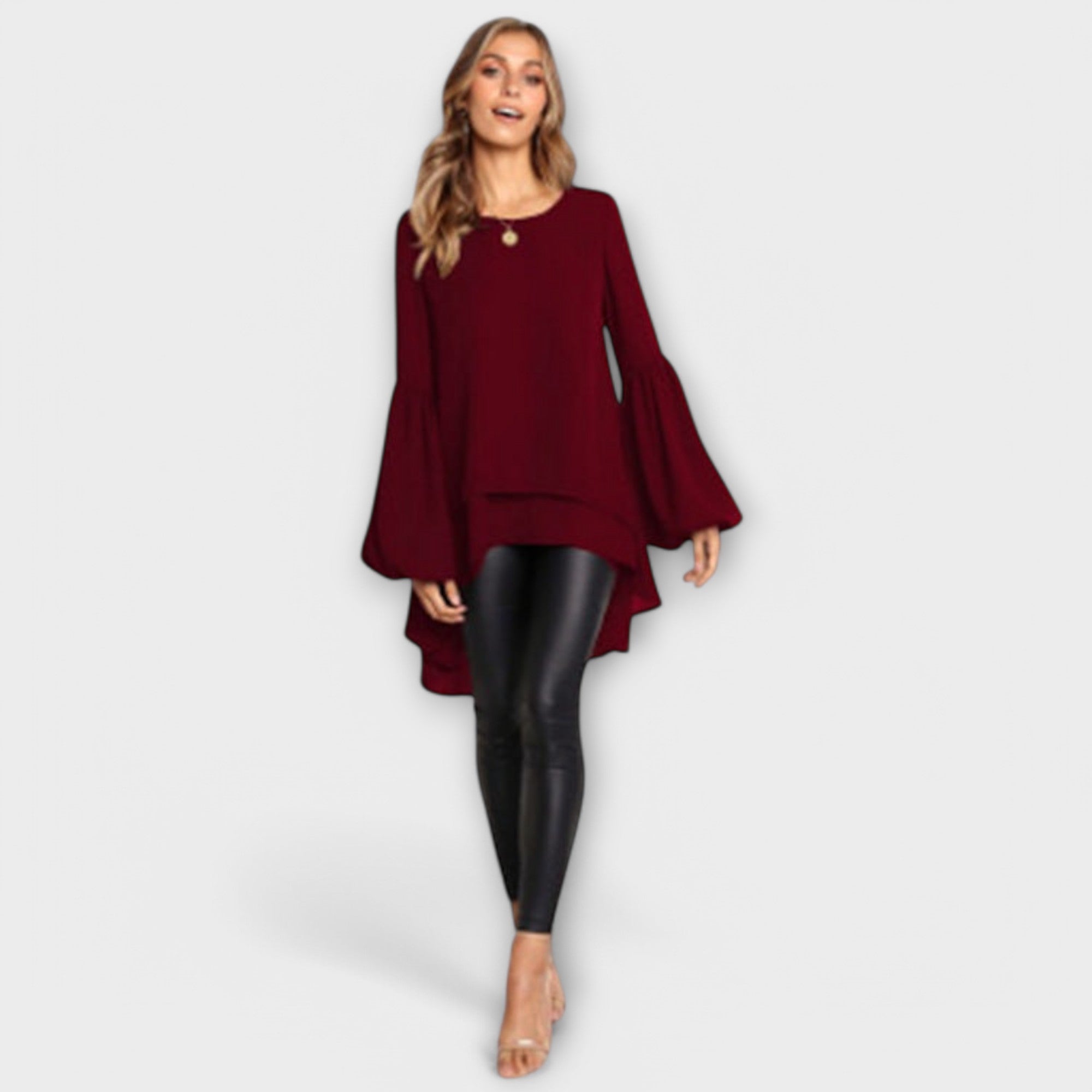 Aria ™ ｜ Dokonalá jarná blúzka s okrúhlym výstrihom