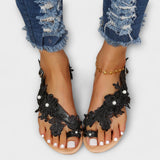 Boho ™ ｜ Pohodlné sandále s kvetmi a členkovým remienkom