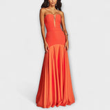 Vada  ™ ｜ Šaty bez ramienok s V-výstrihom