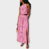 Milla ™ ｜ Ohromujúci set s výrezmi a čipkou