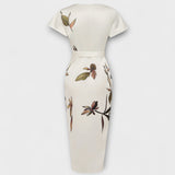 Kornélia™ ｜Satinové zavinovacie šaty