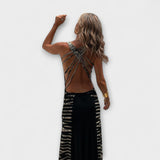 Livia  ™ ｜Maxi šaty s hviezdnym nebom a tie-dye