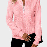 Alena™| Dámsky pletený sveter na zips