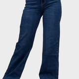 Júlia ™ ｜Džínsy so širokými nohavicami – Kráľovsky modrá