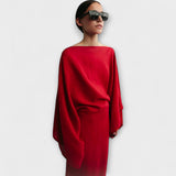 Dana ™ ｜Kimono šaty z ľanu a bavlny