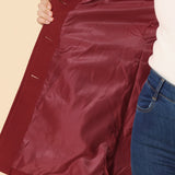 Sylvia™ - Dámska jednořadová zimná trenčkotová bunda