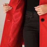 Sylvia™ - Dámska jednořadová zimná trenčkotová bunda